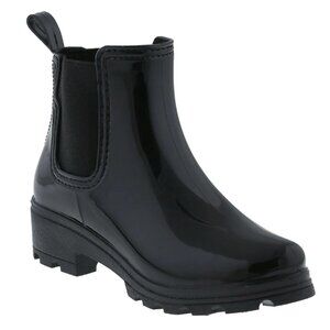 Ladies Jodhpur Rain Boot, Shiny, Capelli of New York,  Size:7